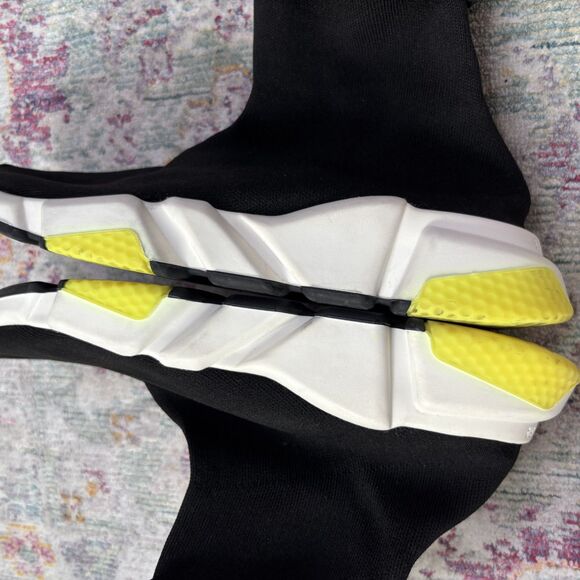 Balenciaga Speed Sneaker Cuffed Black Yellow main image 5